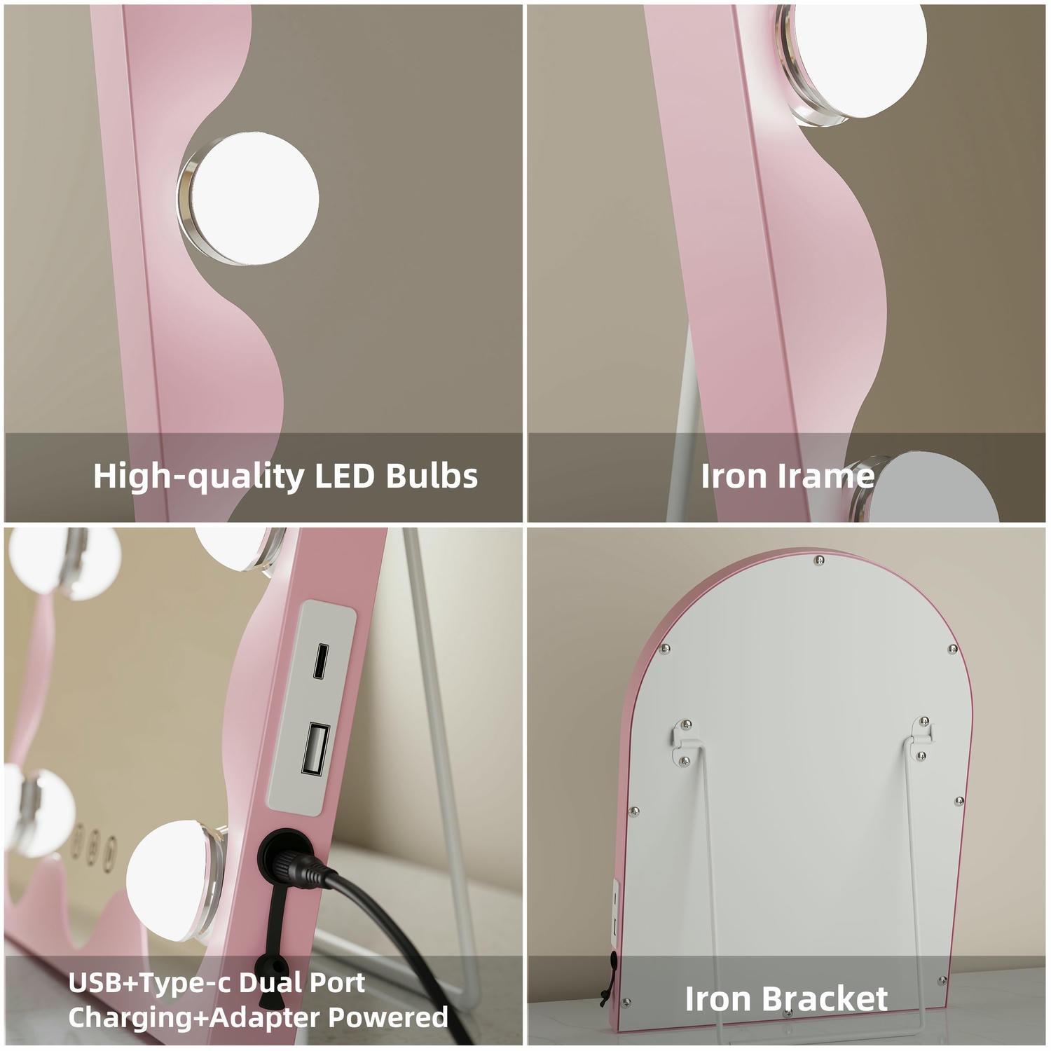 Arch Hollywood Vanity Mirror