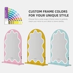 Gebogen LED-kaptafelspiegel