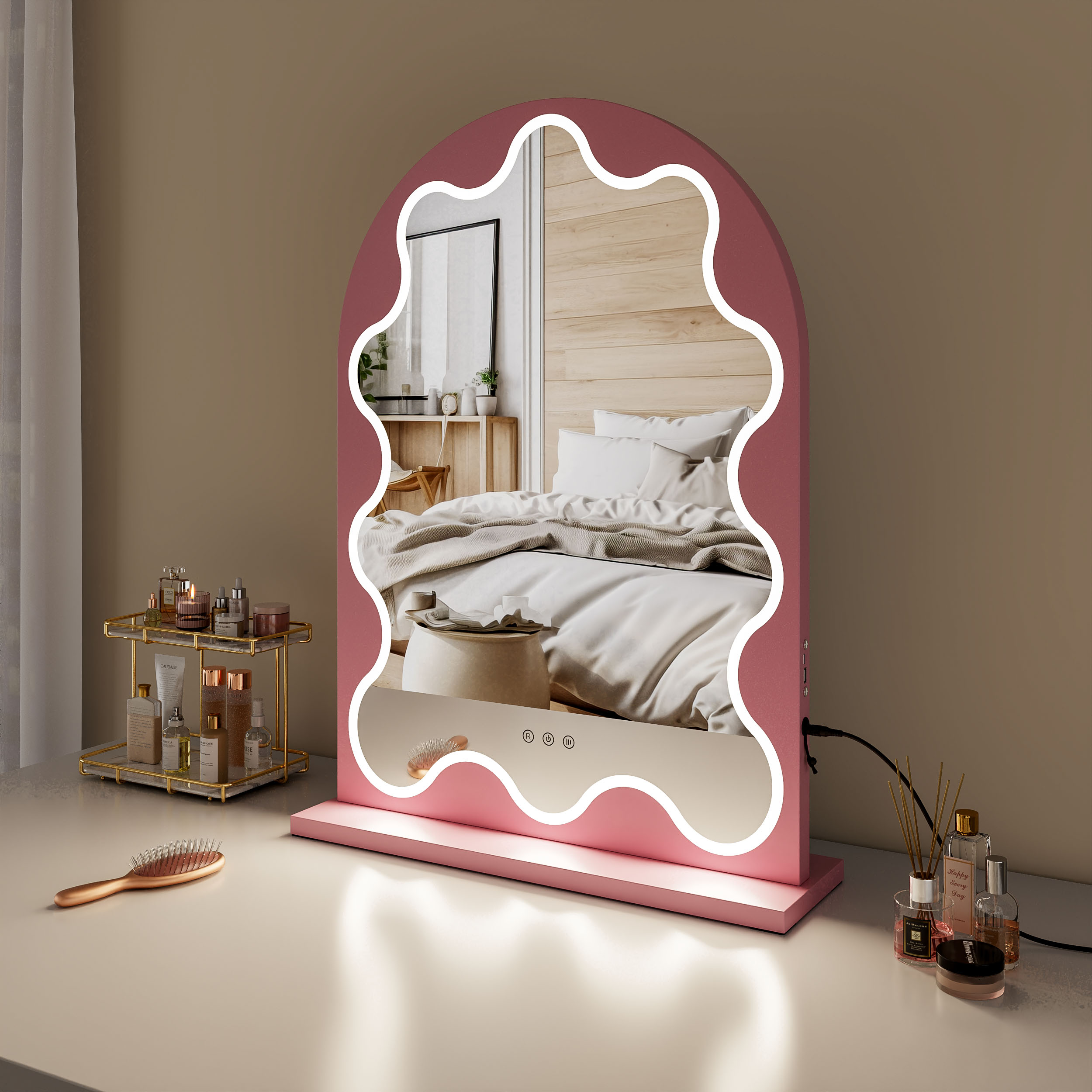 Arched LED Vanity Mirror