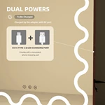 Gebogen LED-kaptafelspiegel