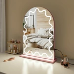 Miroir de courtoisie arqué à LED