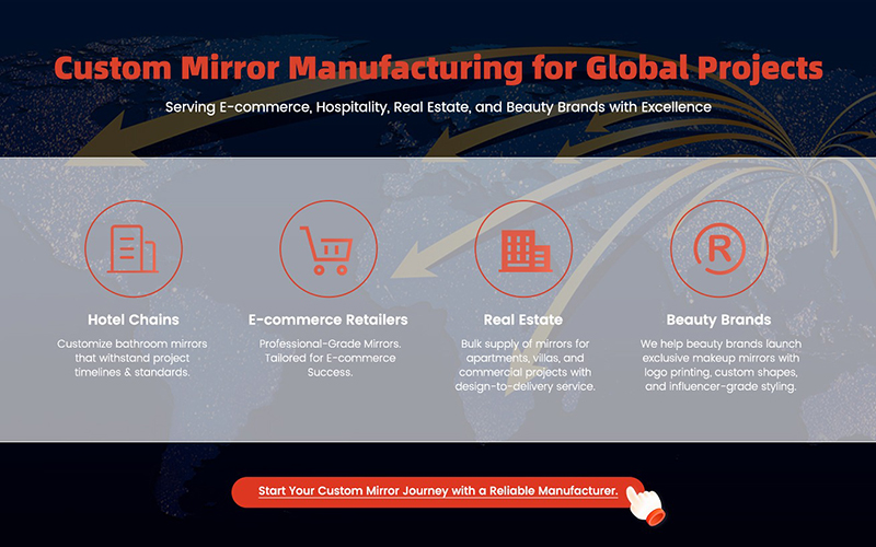 Custom Mirror Manufacturing for Global Projects