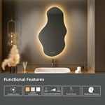 Irregular LED Bathroom Mirror