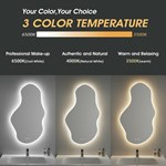 Irregular LED Bathroom Mirror