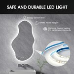 Irregular LED Bathroom Mirror