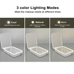 Miroir compact LED avec batterie externe
