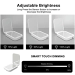 Miroir compact LED avec batterie externe