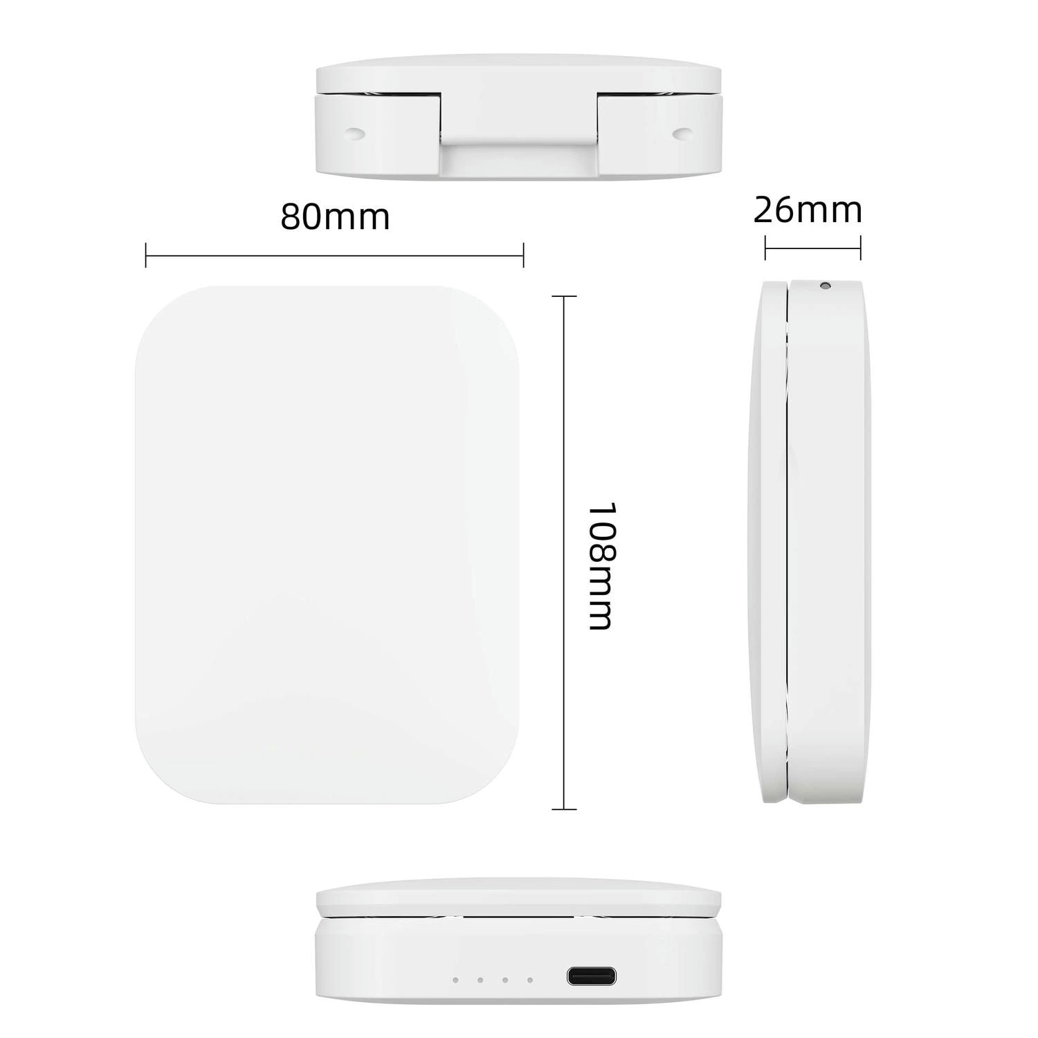 Powerbank LED Compacte Spiegel