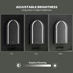 Arch LED Bathroom Mirror Cabinet