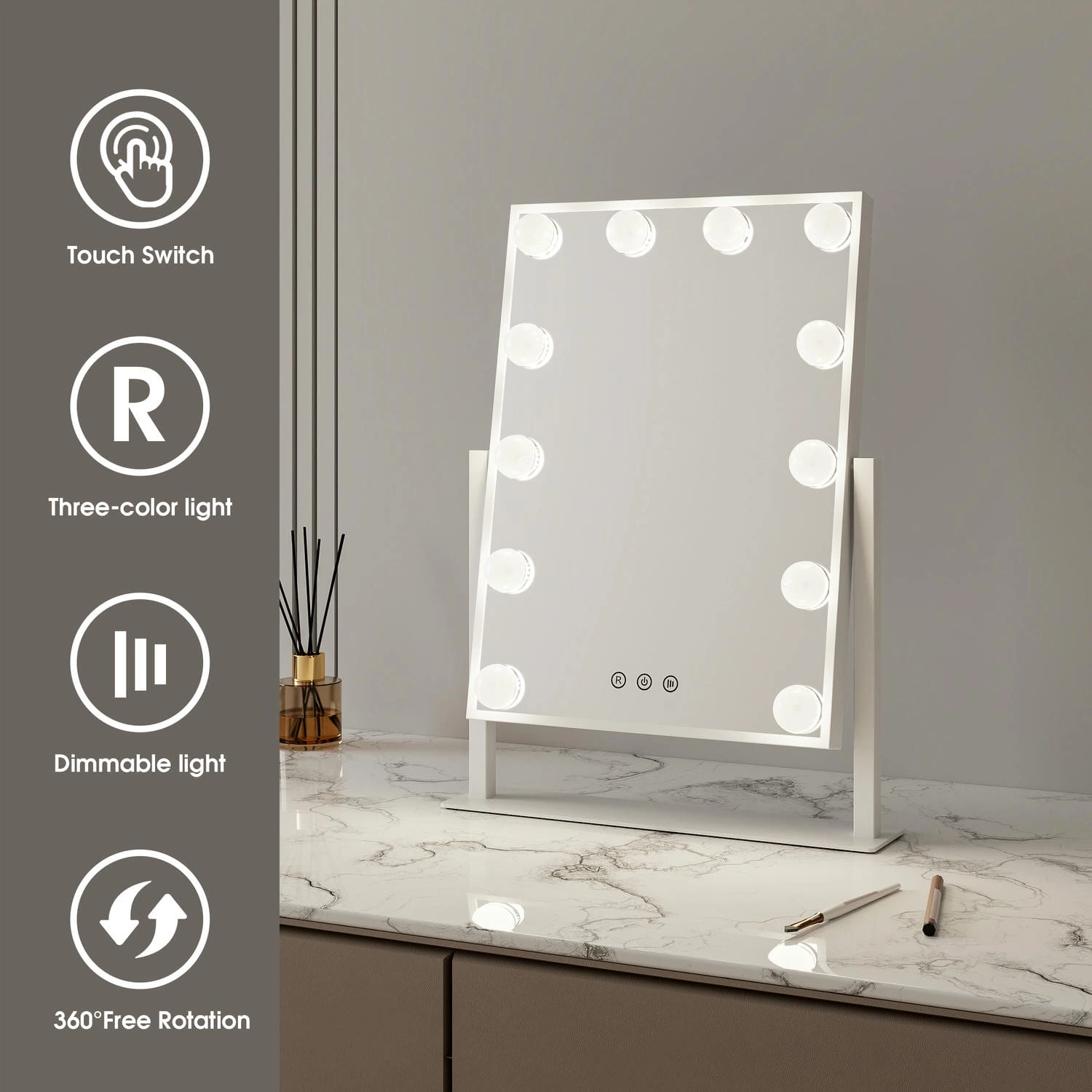 Hollywood Vanity Mirror