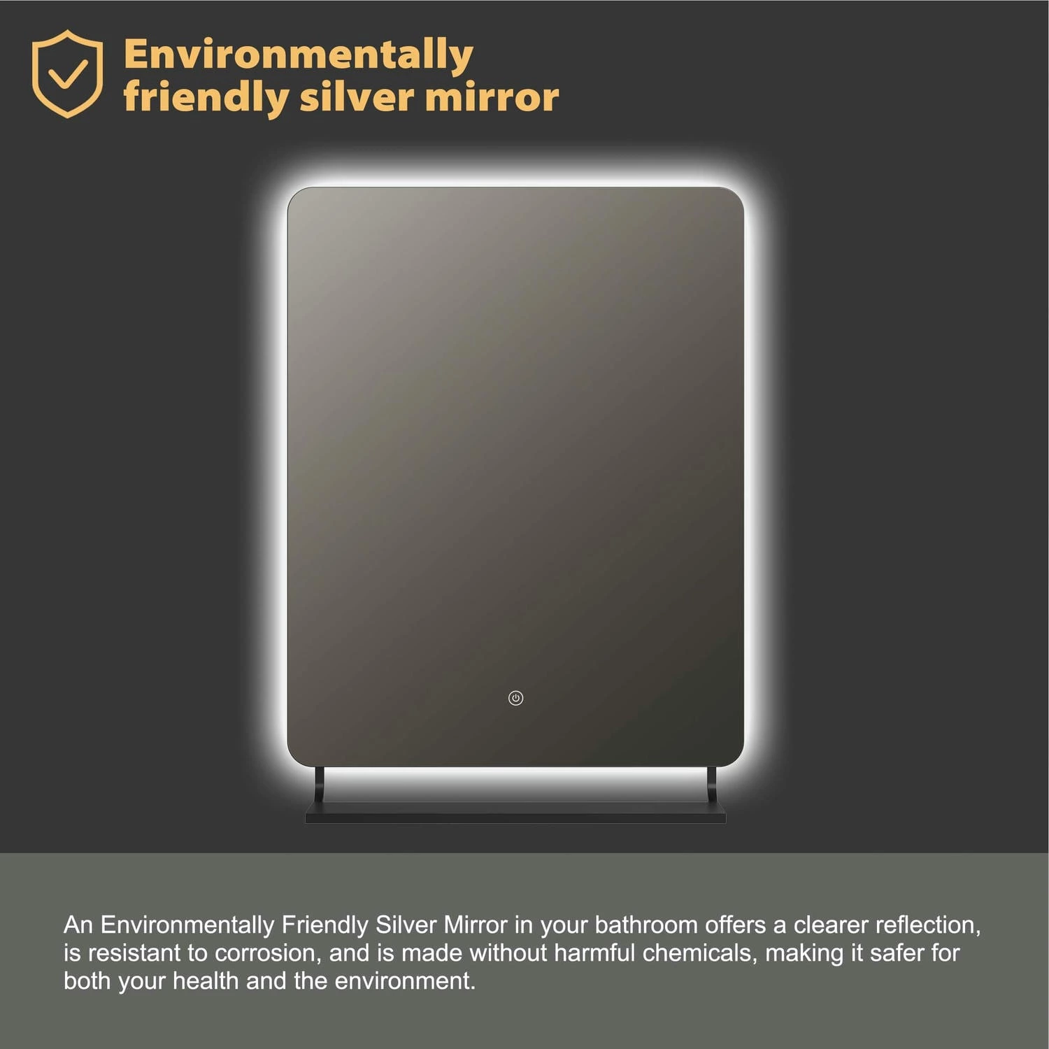 Bathroom Mirror With Shelf