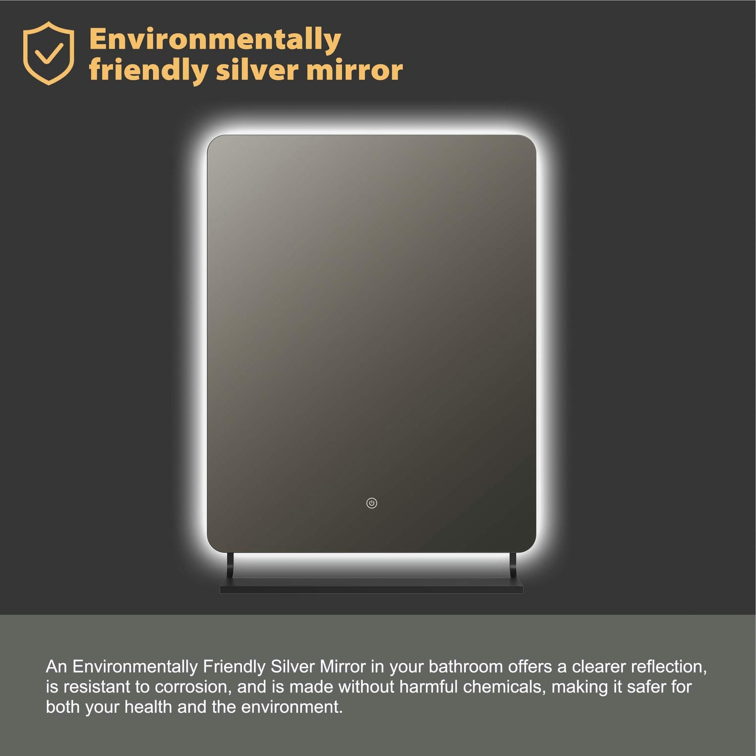 Bathroom Mirror With Shelf