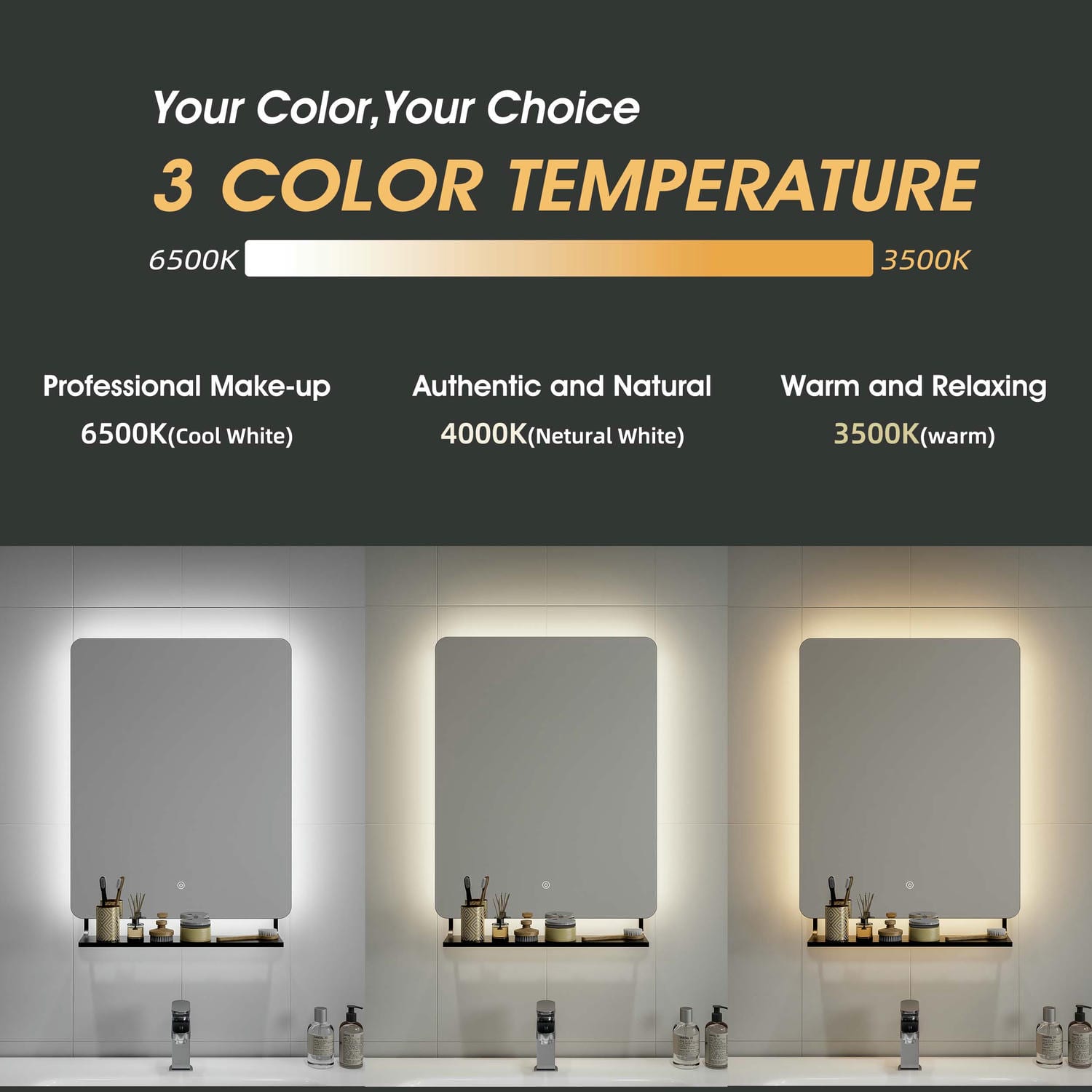 Bathroom Mirror With Shelf