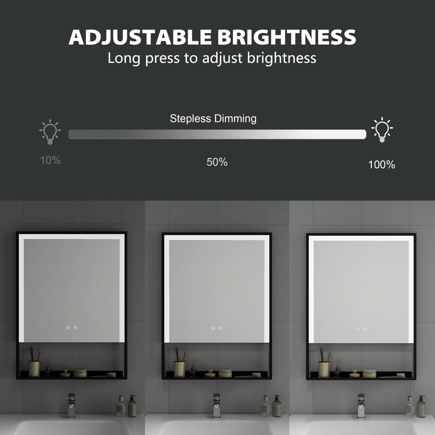 Bathroom Mirror With Shelf