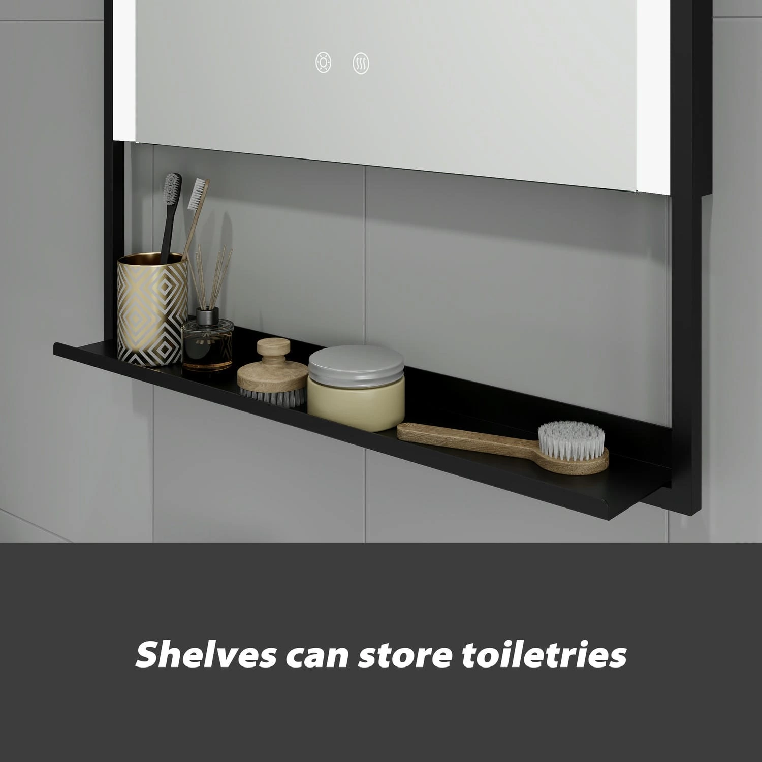 Bathroom Mirror With Shelf