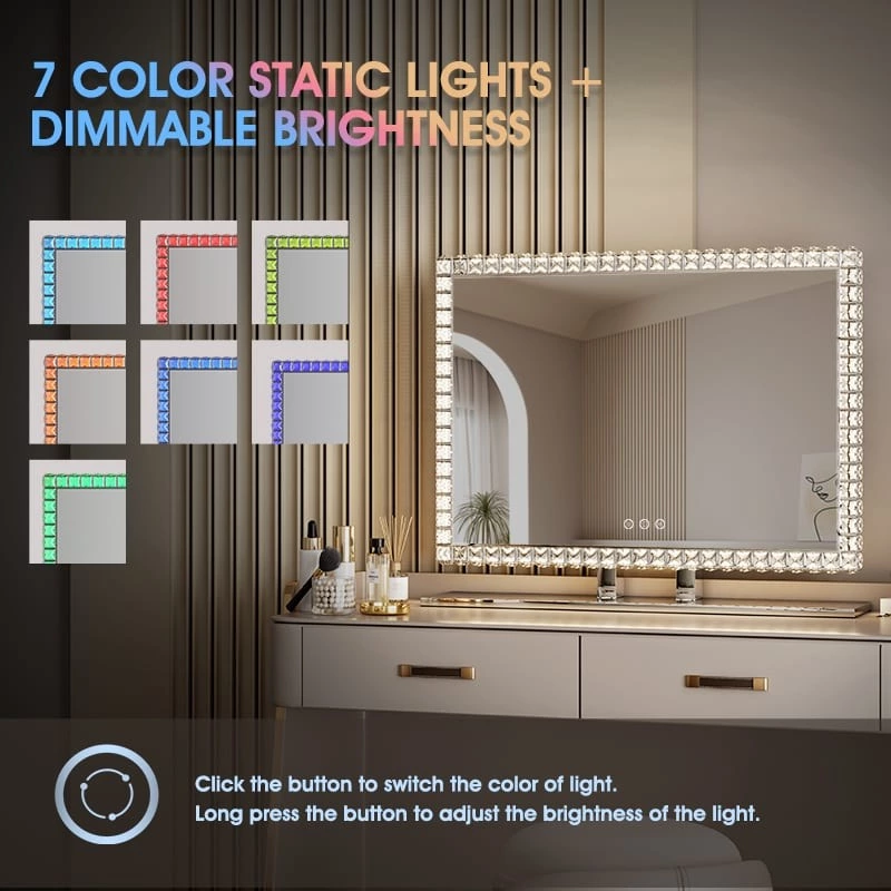 Crystal Vanity Mirror