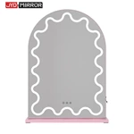 Miroir de courtoisie arqué à LED