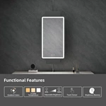 Hangende LED-badkamerspiegel