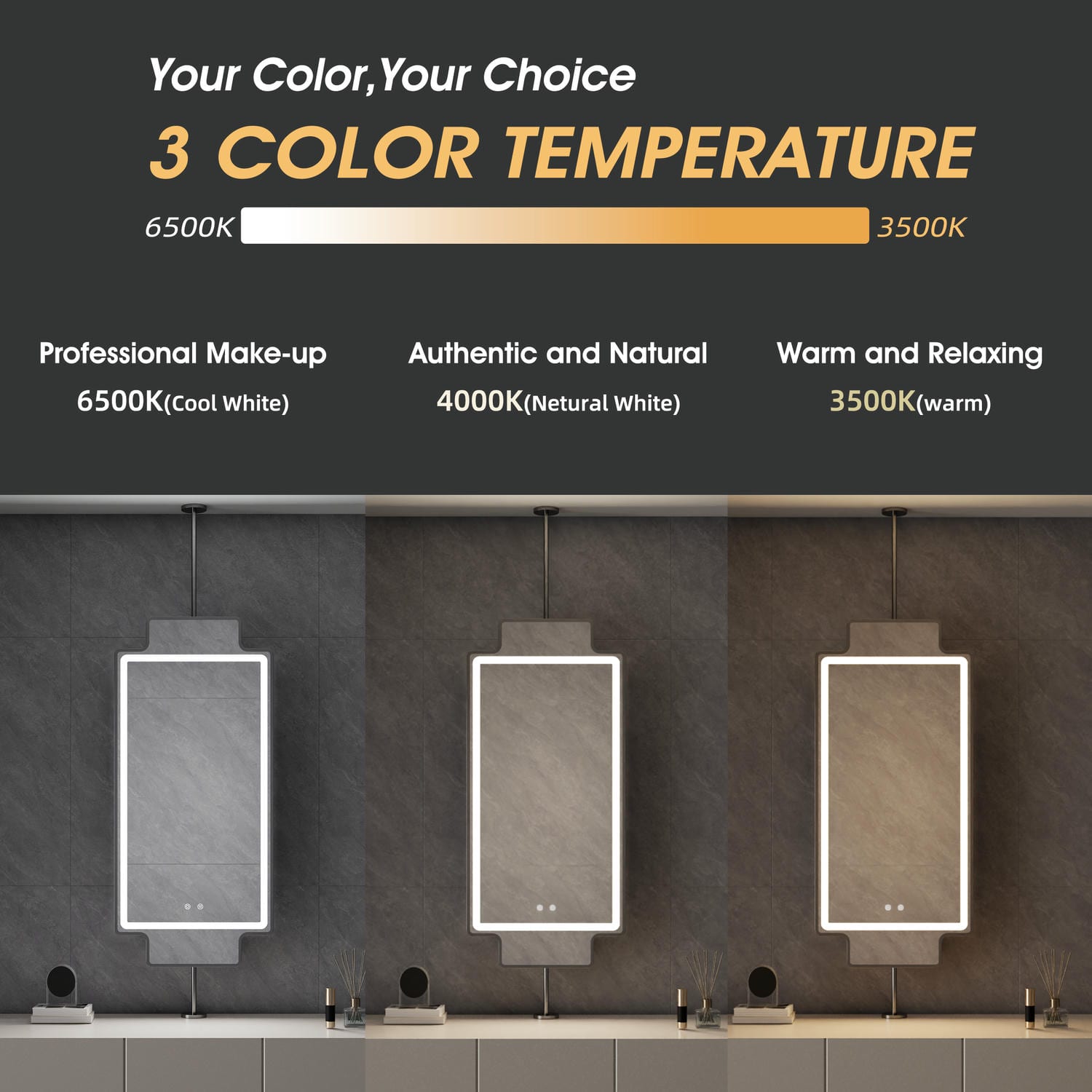 Hanging Bathroom Mirror