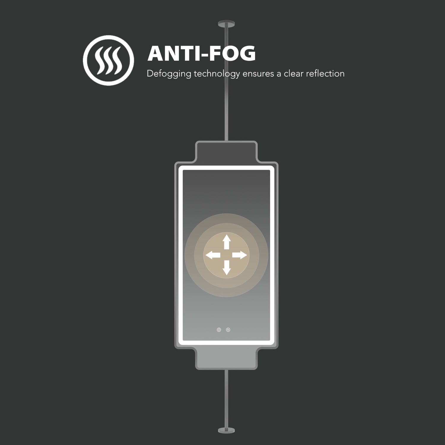 Hanging Bathroom Mirror