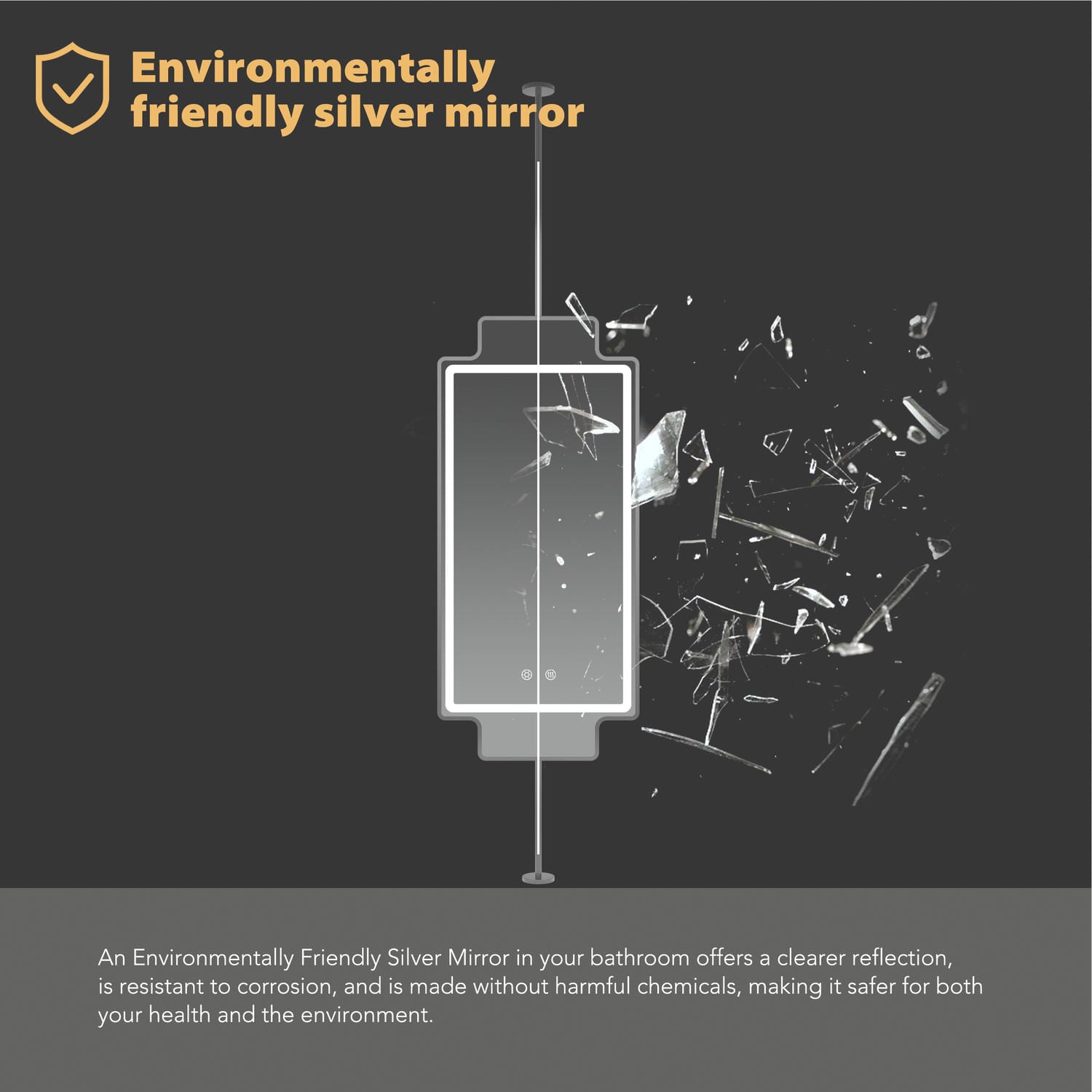 Hanging Bathroom Mirror