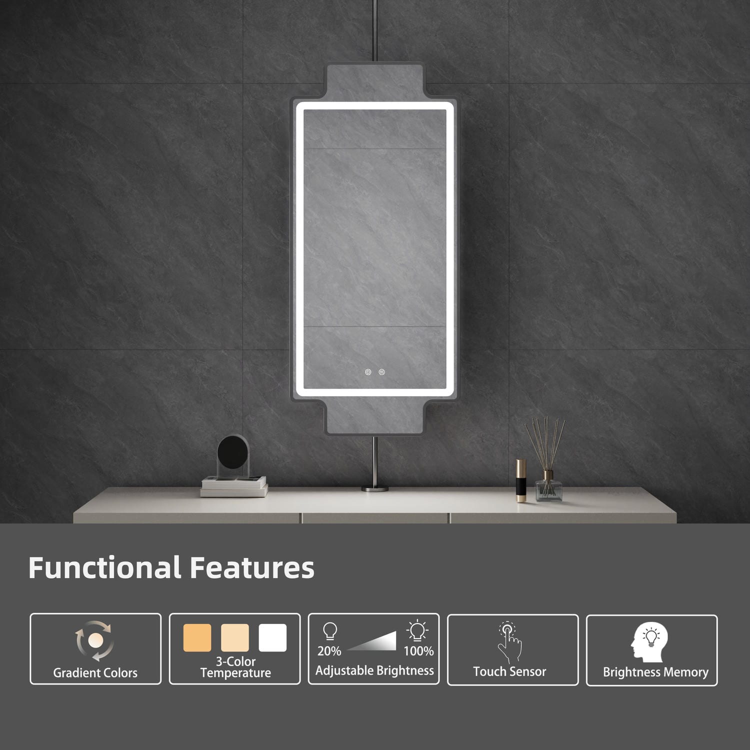 Hanging Bathroom Mirror