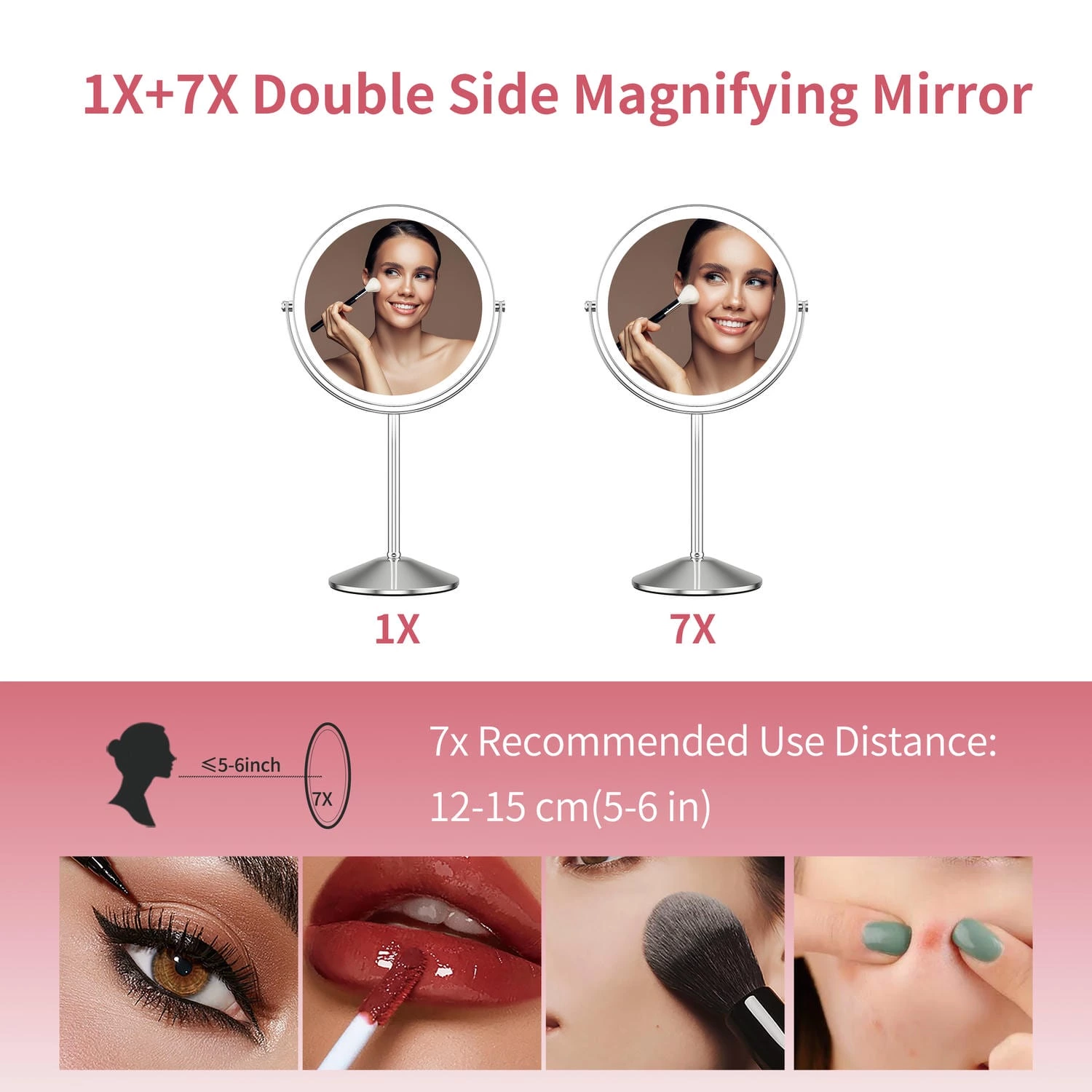 Miroir de maquillage