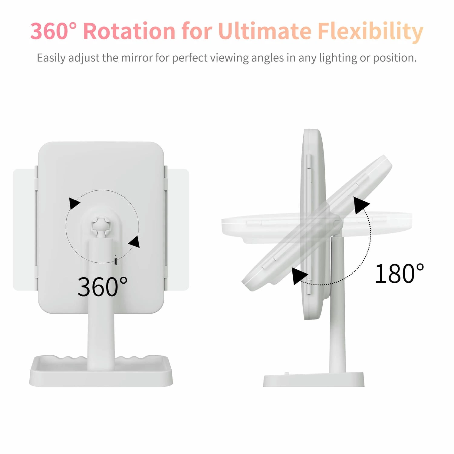 LED-fototherapie drievoudige spiegel