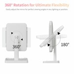 LED Phototherapy Trifold Mirror