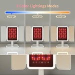 LED Phototherapy Trifold Mirror