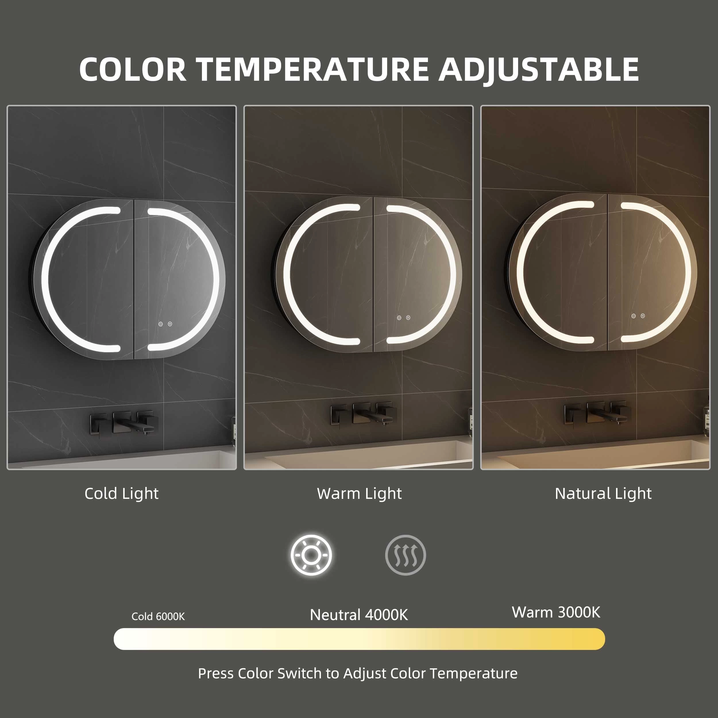 LED Bathroom Mirror Cabinet