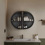 Armoire de salle de bain avec miroir LED