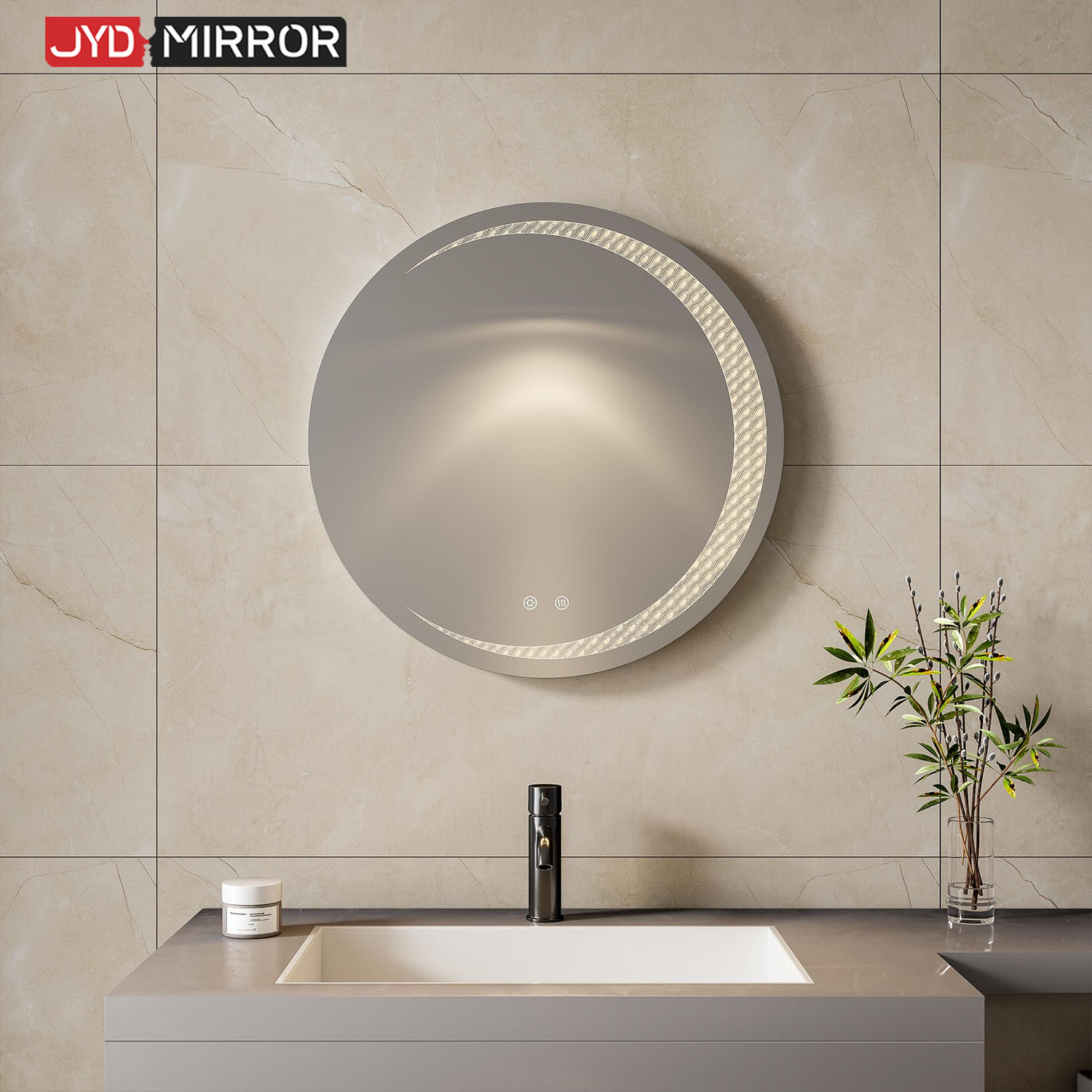 Round LED Bathroom Mirror