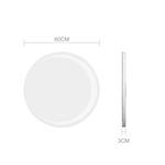 Miroir de salle de bain rond à LED