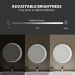 Round LED Bathroom Mirror