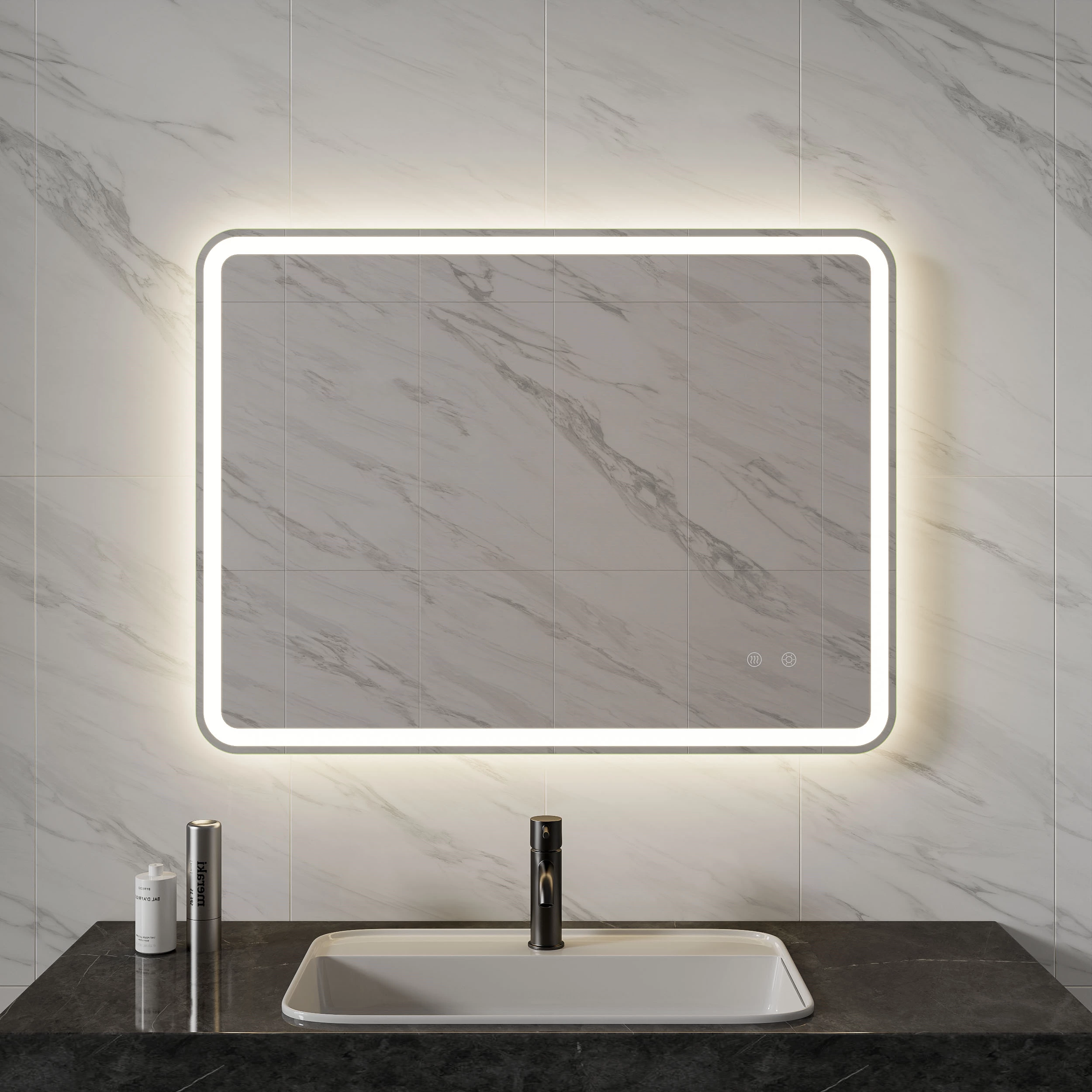 Frameless Led Bathroom Mirror