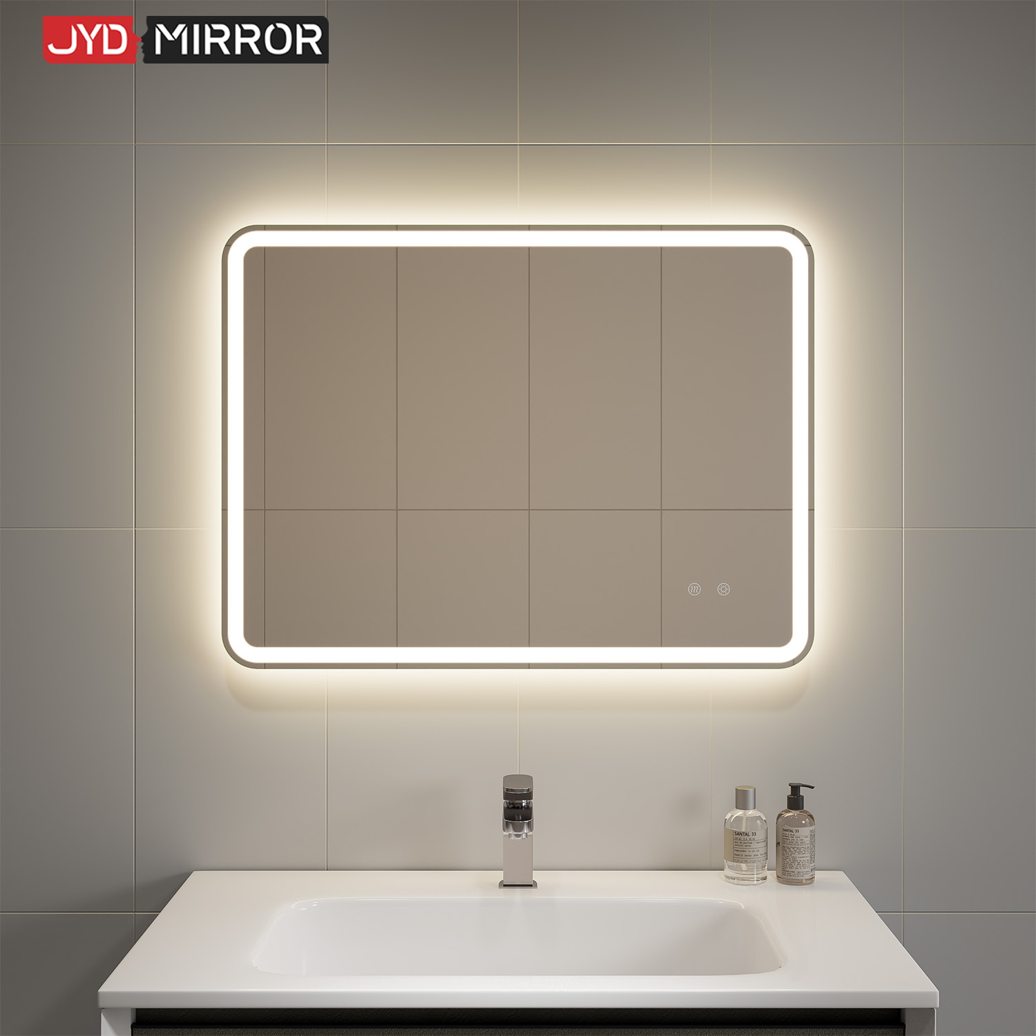 Frameless Led Bathroom Mirror