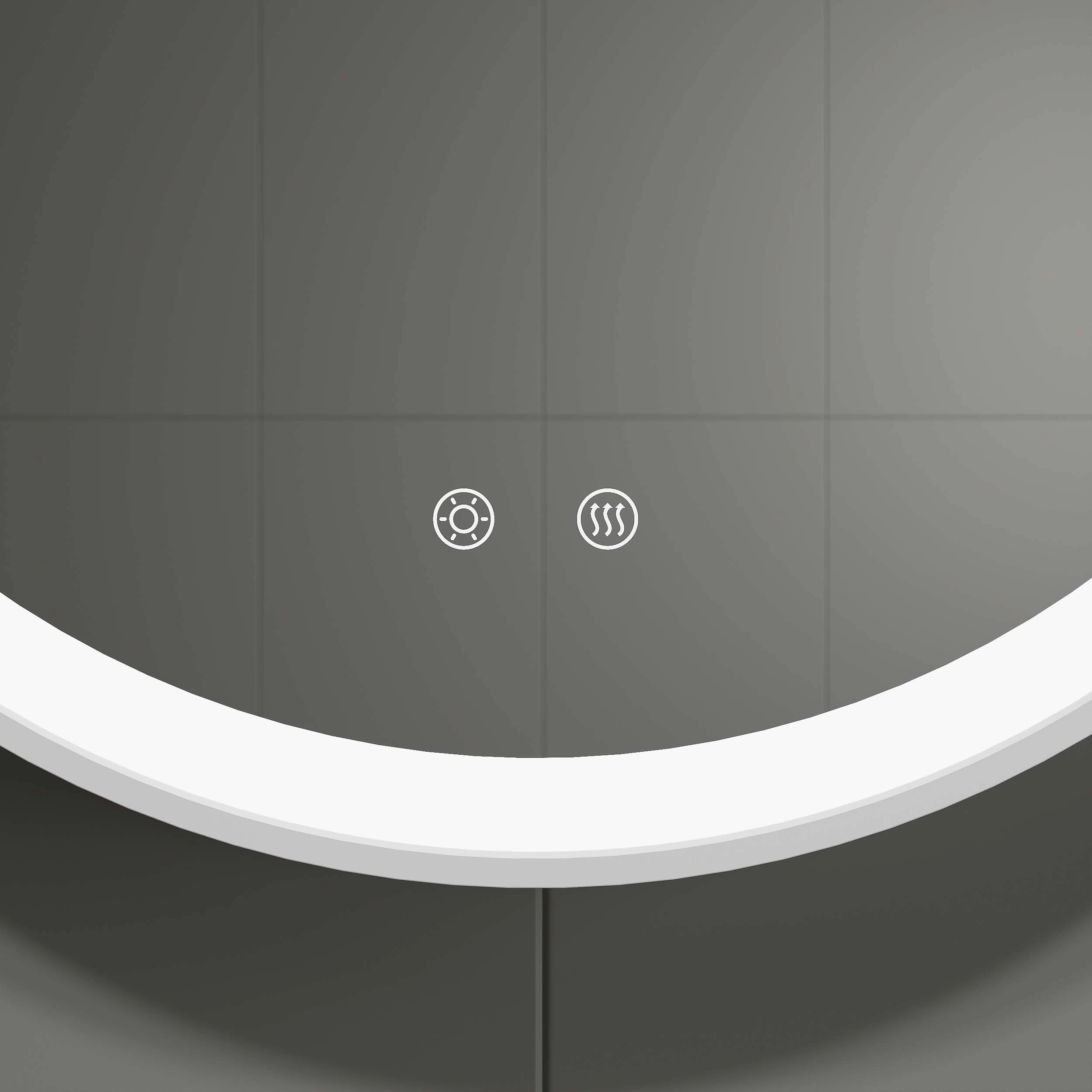 Round LED Bathroom Mirror