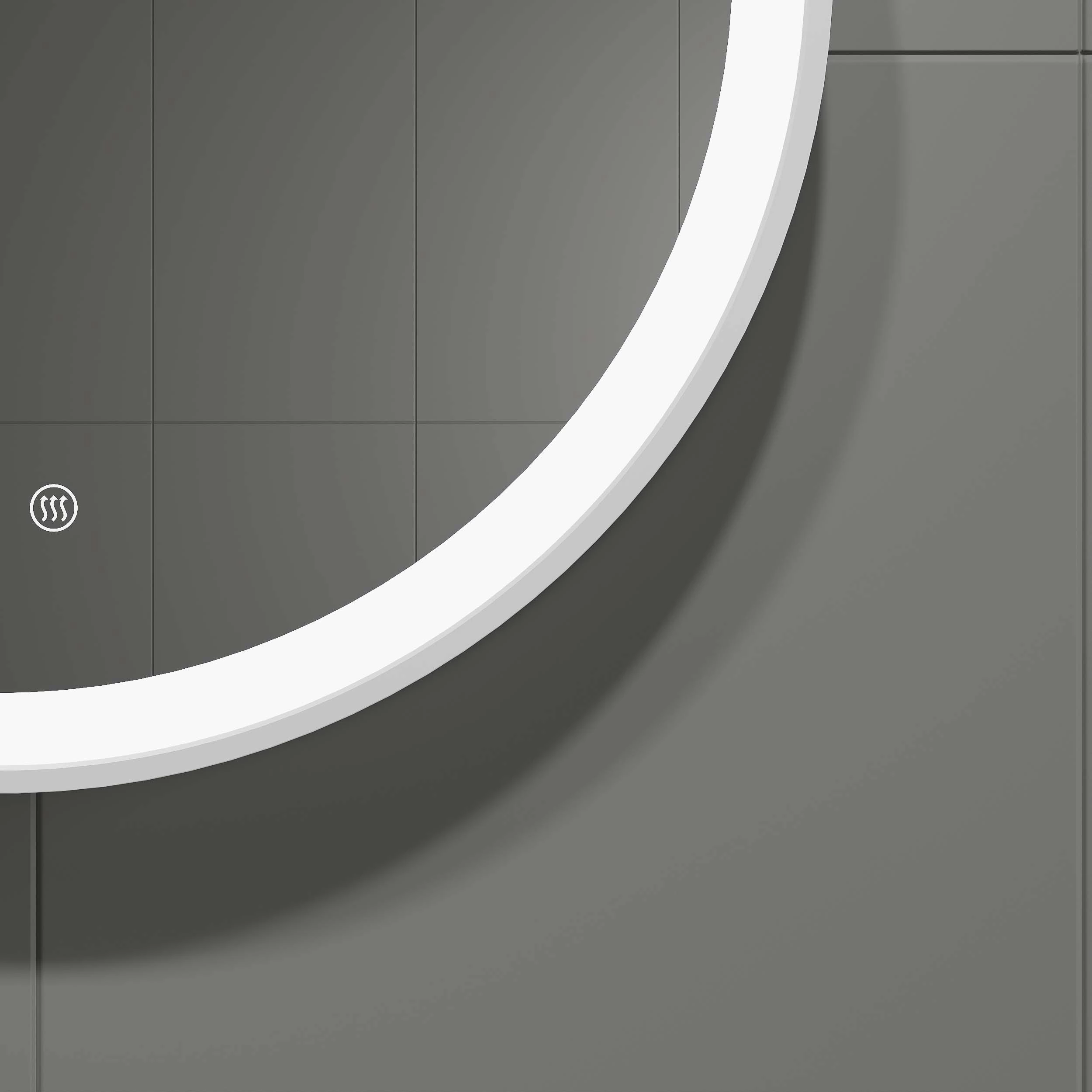 Round LED Bathroom Mirror