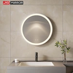 Miroir de salle de bain rond à LED