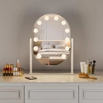 Miroir de coiffeuse ovale Hollywood