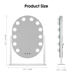 Oval Hollywood Vanity Mirror