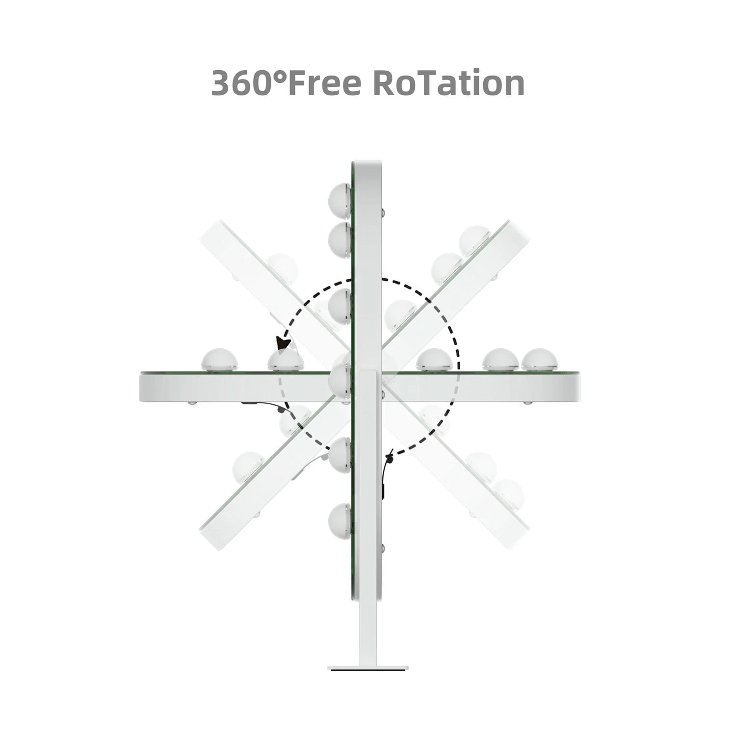 Oval Hollywood Vanity Mirror