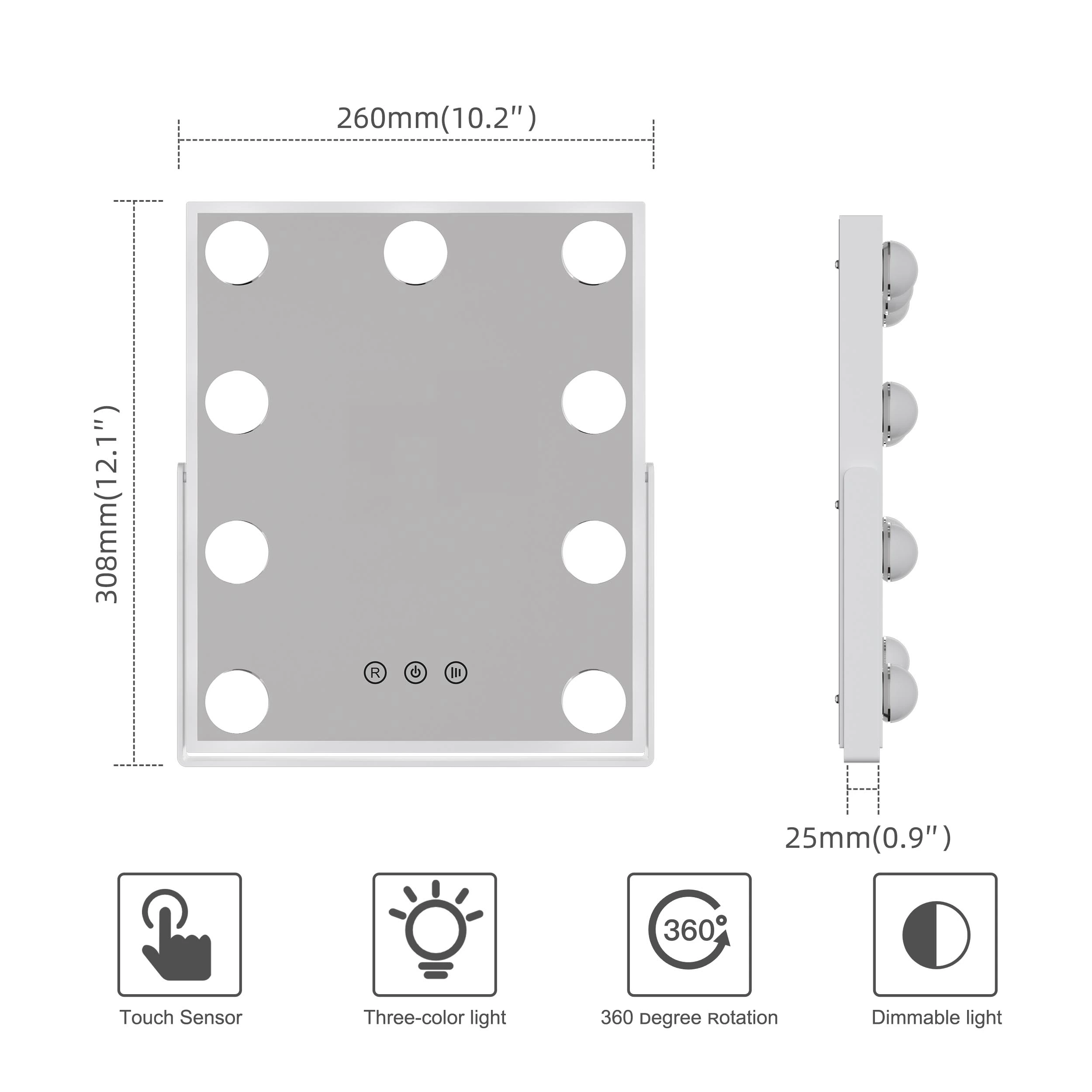 Hollywood Vanity Mirror