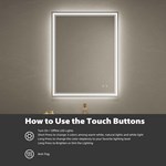 Frameless Led Bathroom Mirror