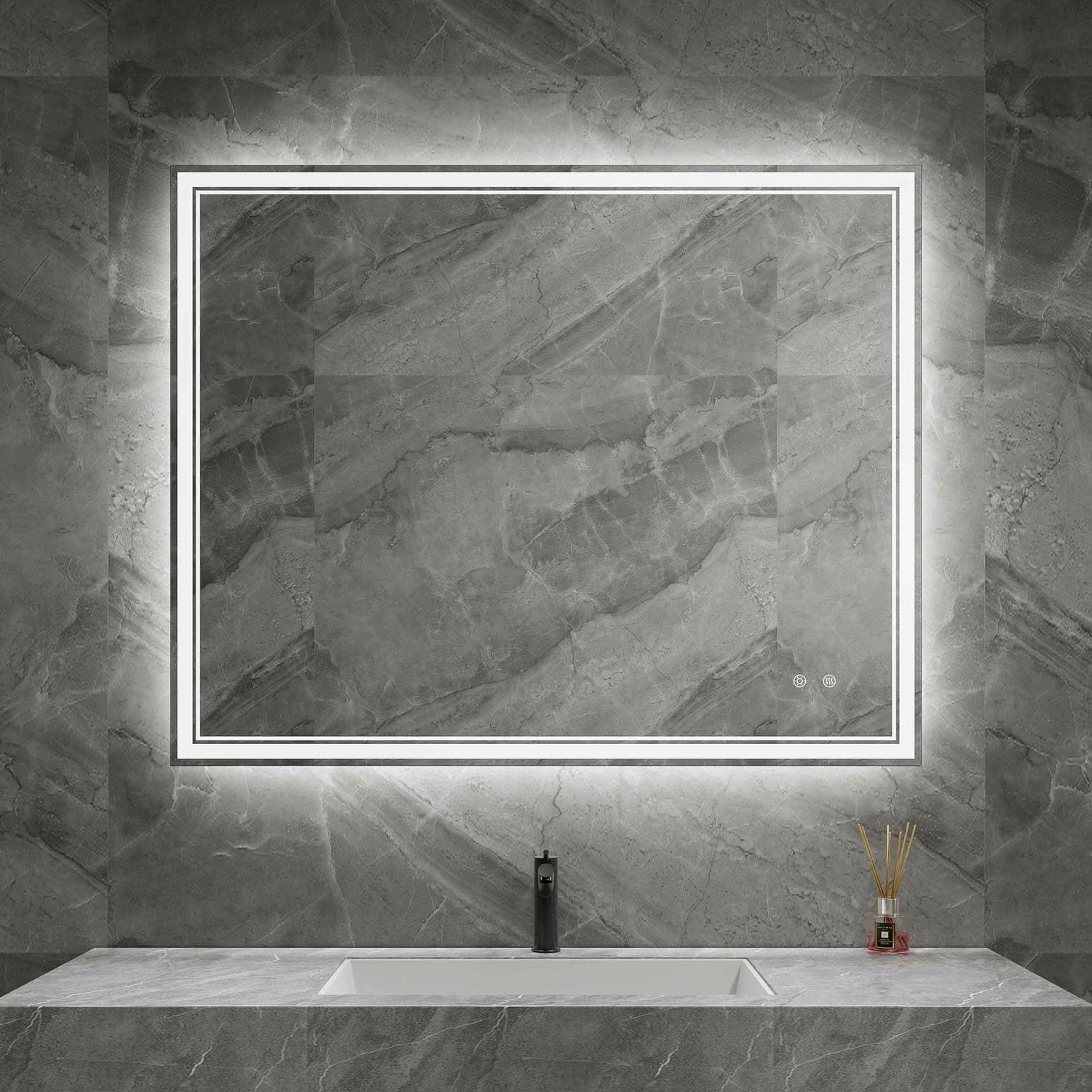 Frameless Led Bathroom Mirror