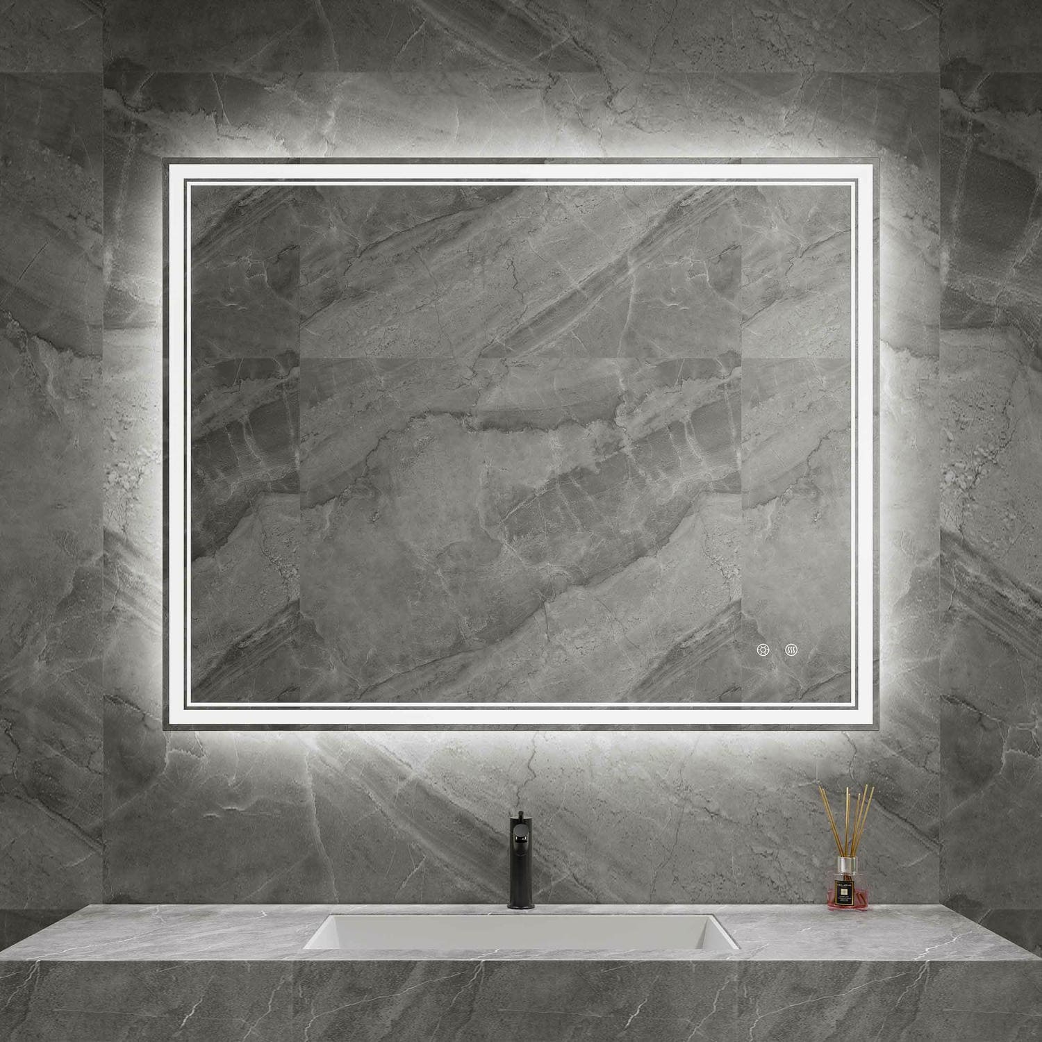 Frameless Led Bathroom Mirror