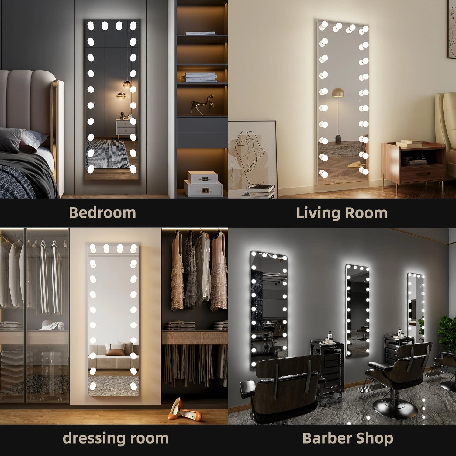 Hollywood Led Full Length Mirror