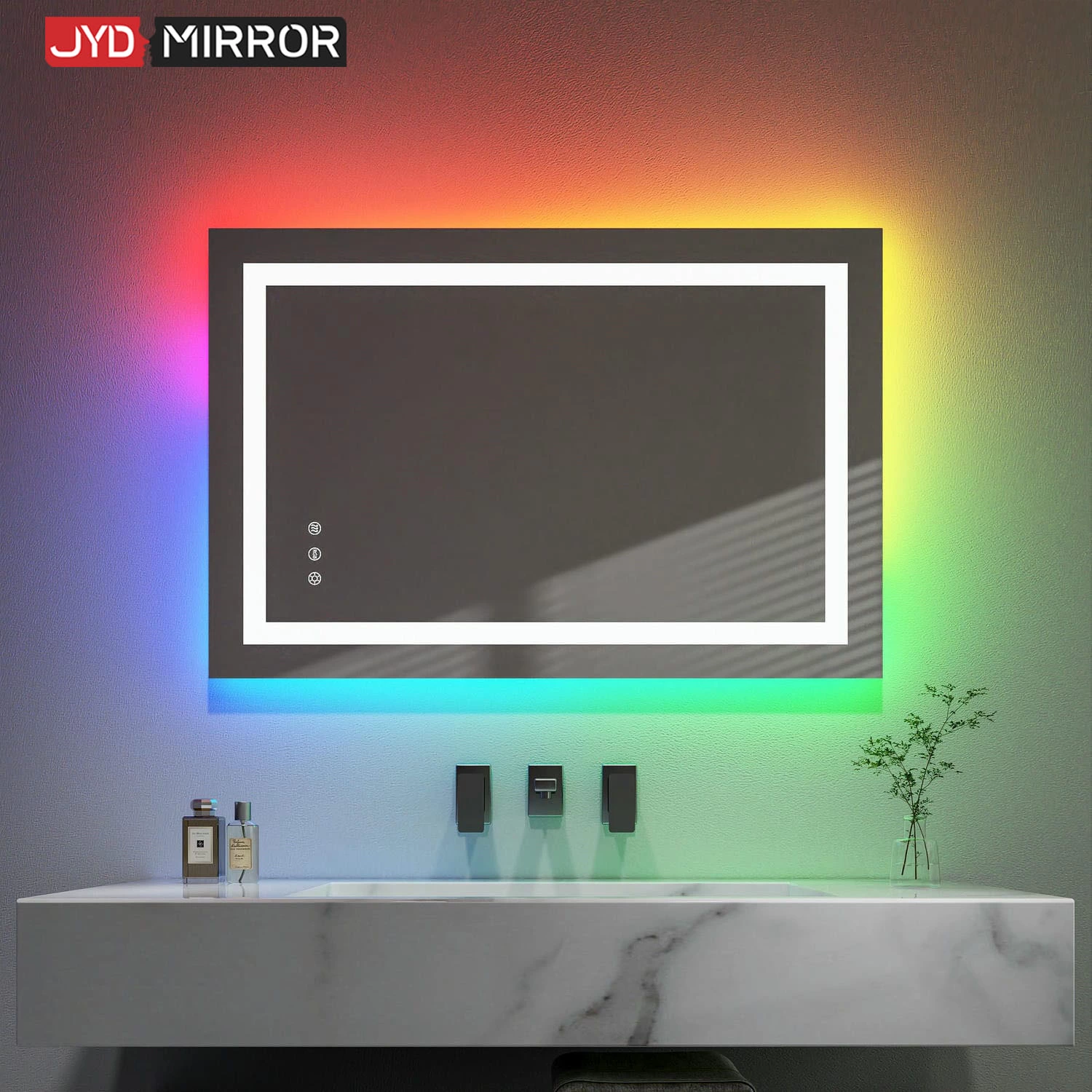 RGB LED Bathroom Mirror