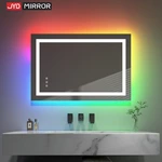 Miroir de salle de bain LED RGB